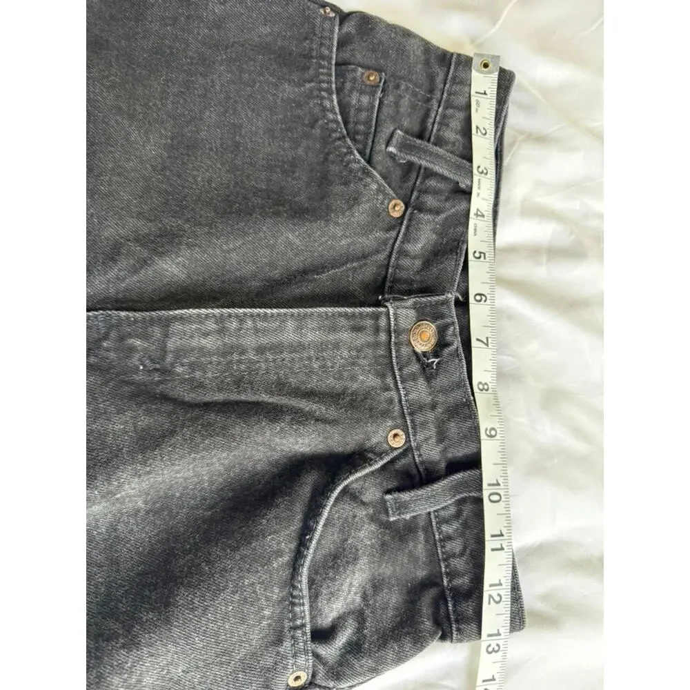 Vintage 90s Levi's 550 Student Orange Tab USA Black Jeans W27 L28 Relaxed Fit